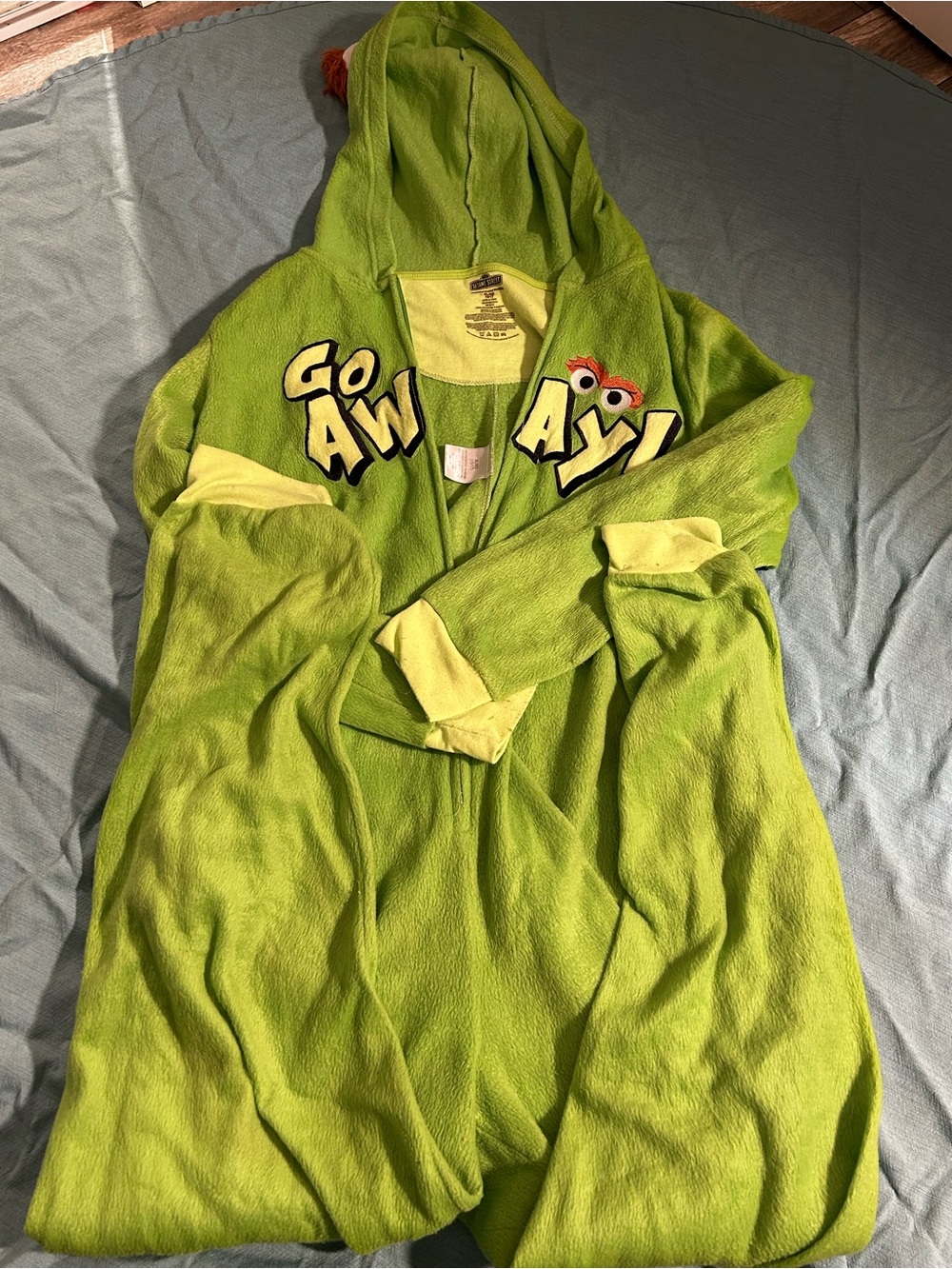 Sesame Street Oscar the Grouch Hoodie Kids XL